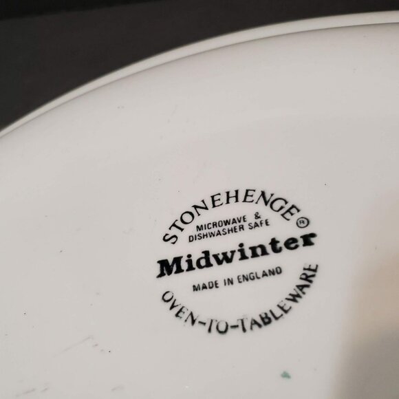 Stonehenge Midwinter Invitation Oval Serving Platter Floral Pink Carnation 12" - Picture 6 of 7